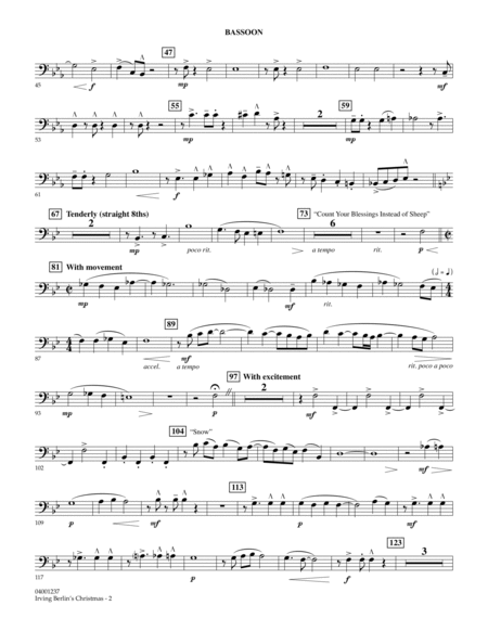 Irving Berlin's Christmas (Medley) - Bassoon