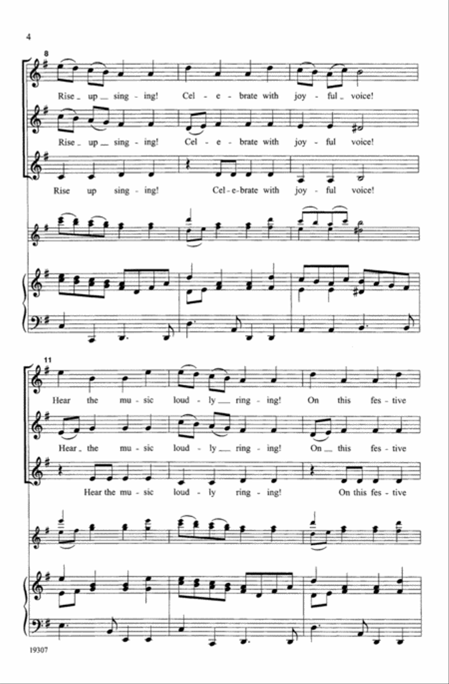 Rise Up Singing! (from King Arthur) Choir scores gallery preview page 3