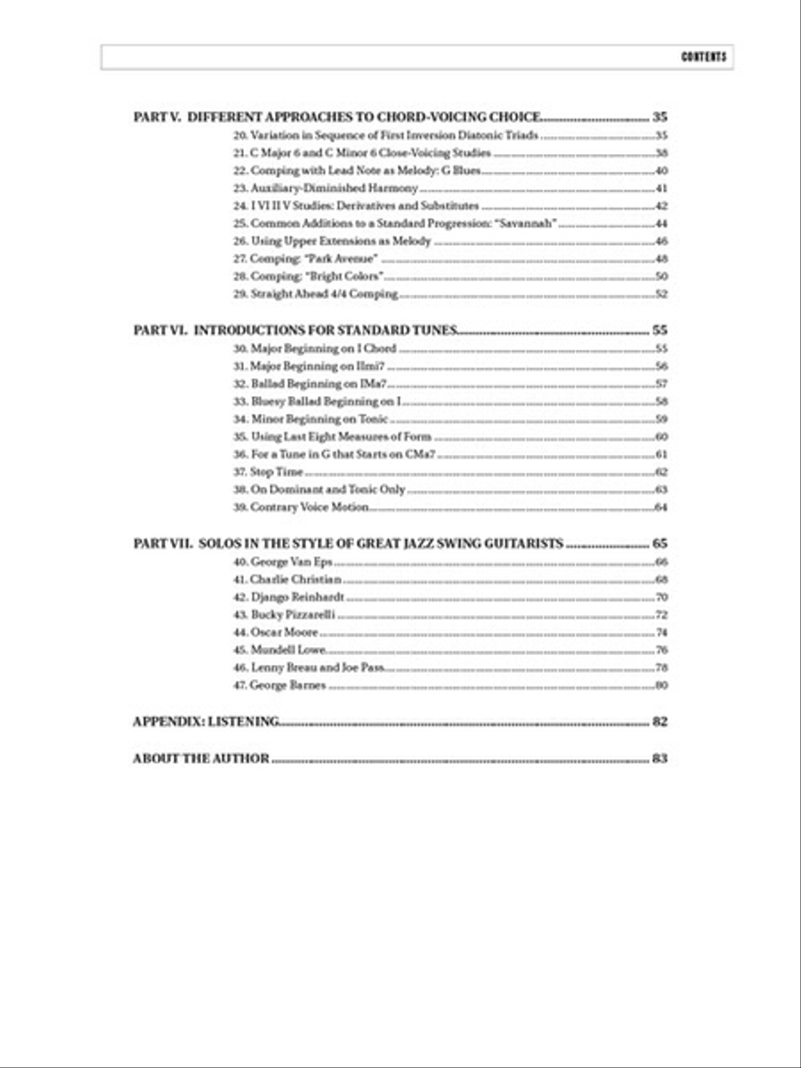 Jazz Swing Guitar Electric Guitar scores gallery preview page 3