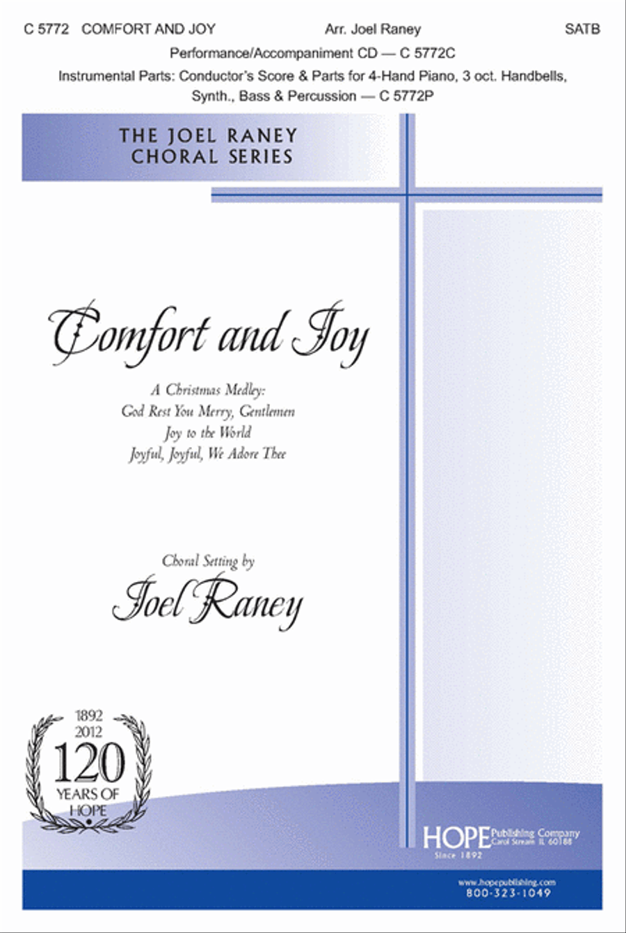 Comfort and Joy 4-Part scores gallery preview page 1