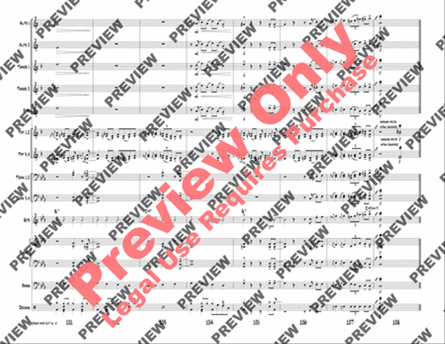 Down and Out Down and Out Jazz Ensemble scores gallery preview page 18
