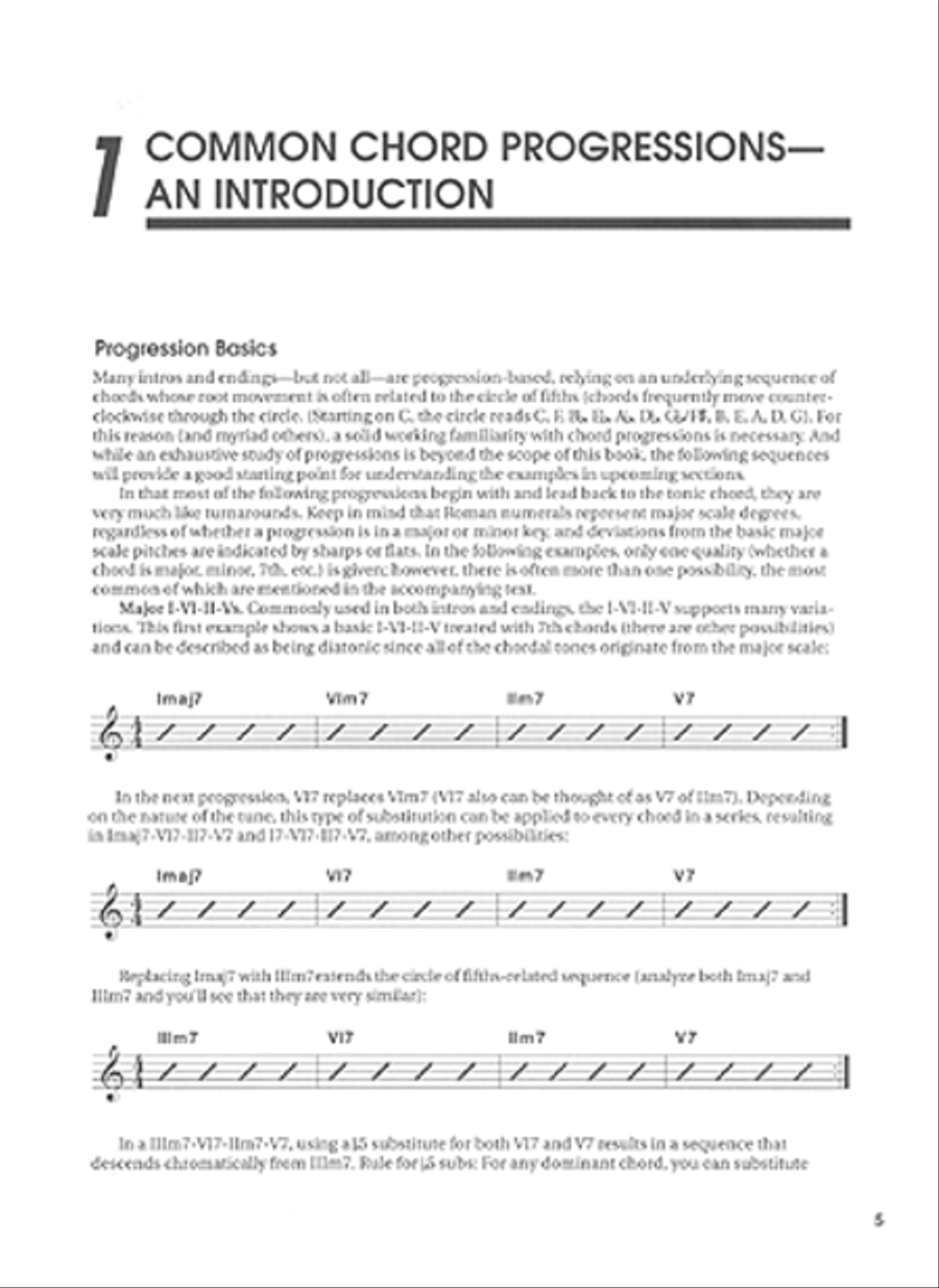 All Intros and Endings for Jazz Guitar Electric Guitar scores gallery preview page 5