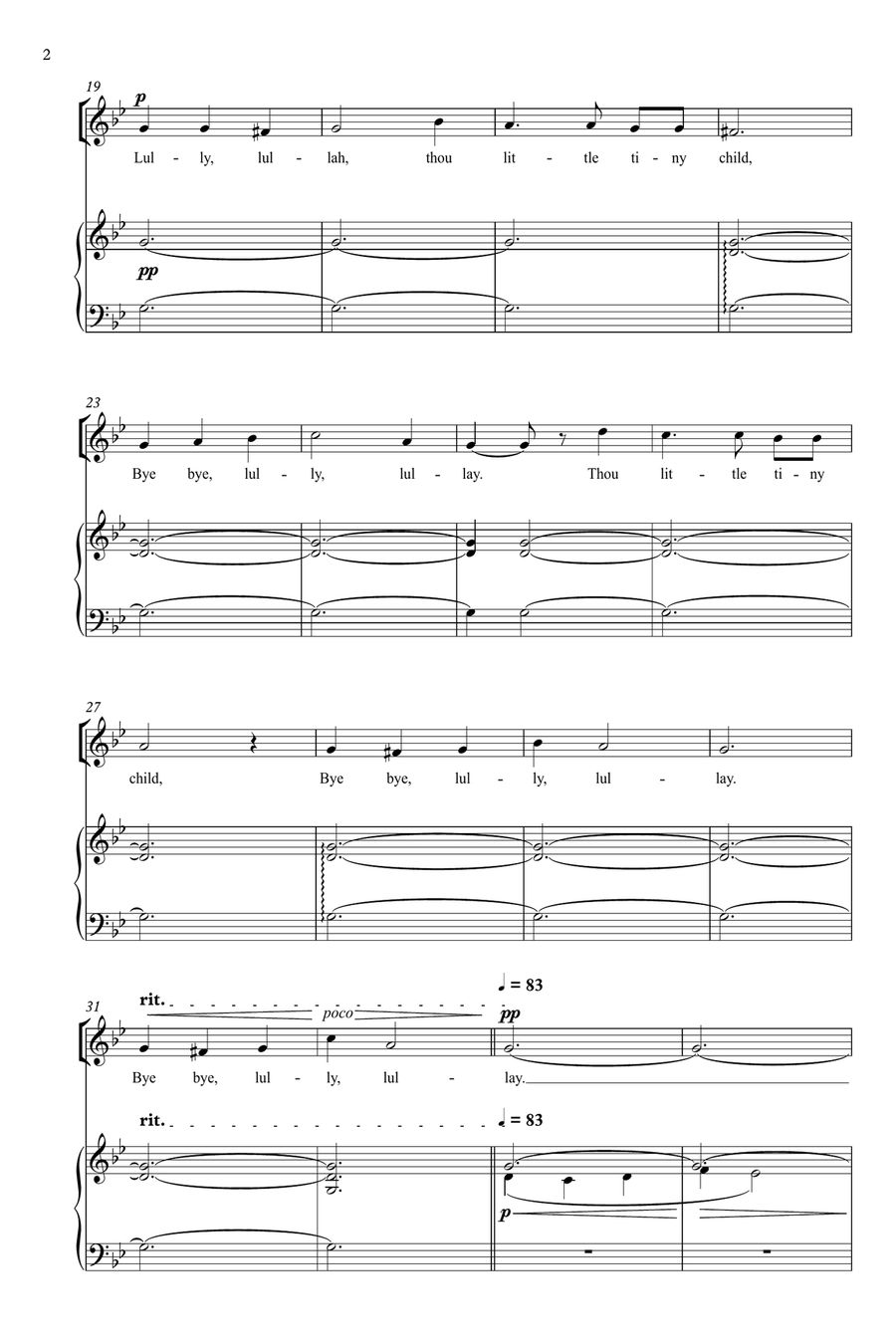 Coventry Carol Coventry Carol SSAA scores gallery preview page 2