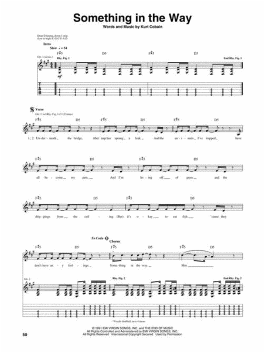 Nirvana – Nevermind Nirvana – Nevermind Electric Guitar scores gallery preview page 6