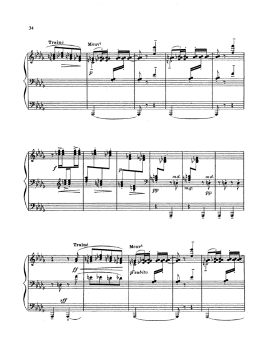 Debussy: Preludes (Volume II) Piano Solo scores gallery preview page 4