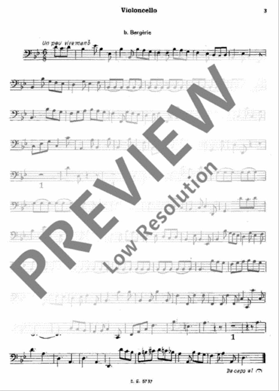 Musique de table Part scores gallery preview page 4
