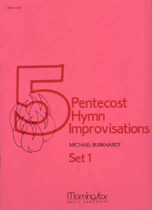 Book cover for Five Pentecost Hymn Improvisations