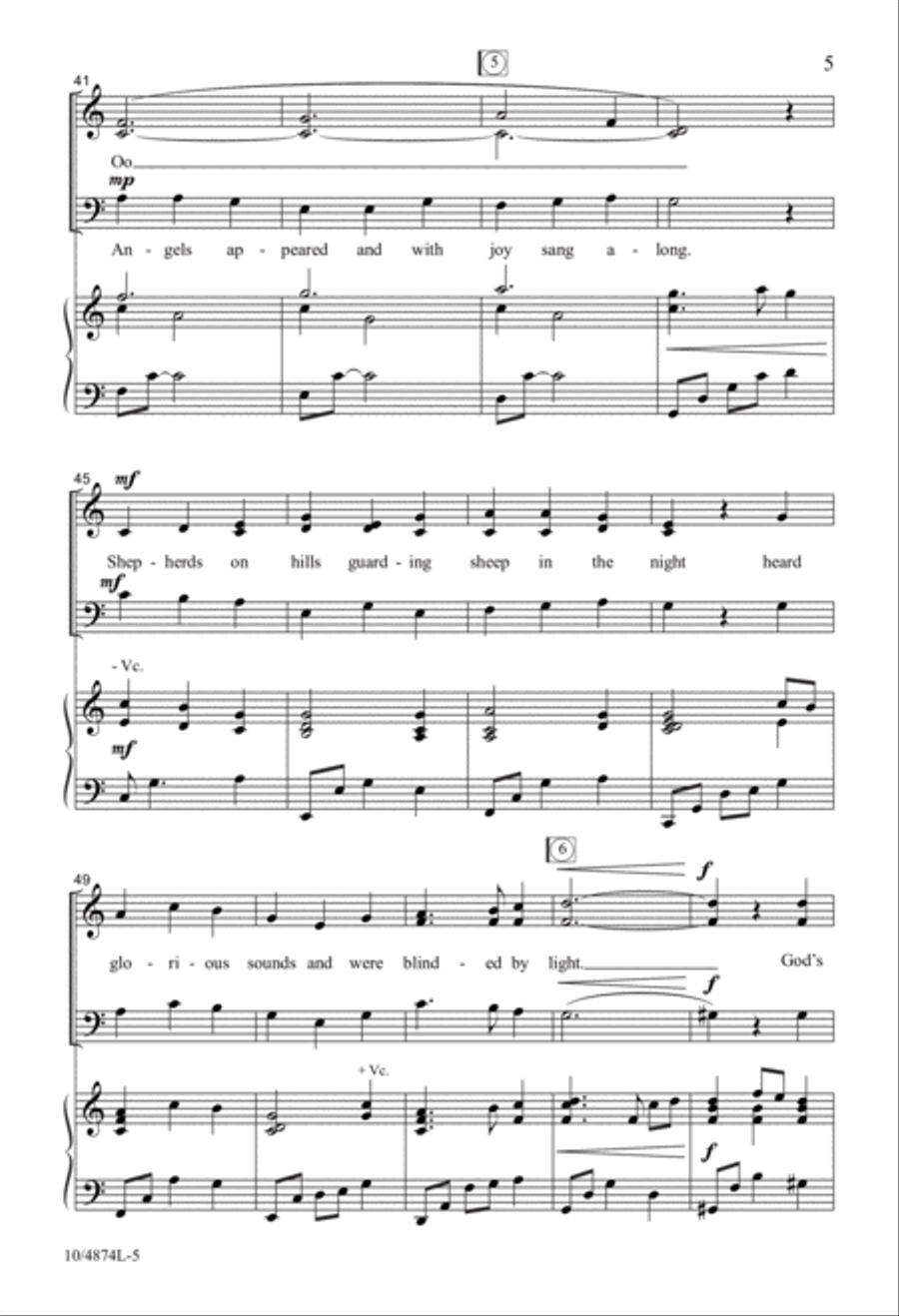 This Silent Night 3-Part scores gallery preview page 5