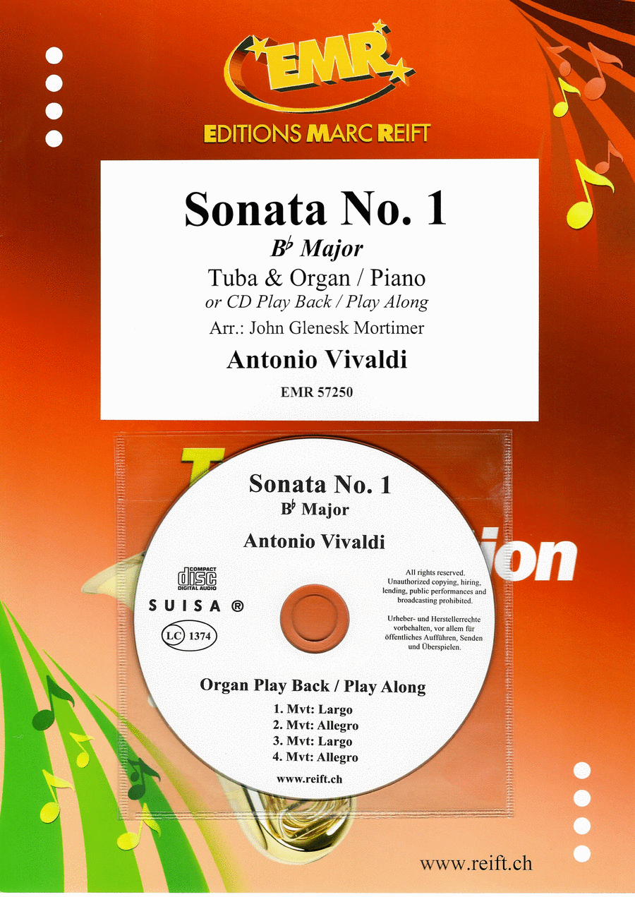 Sonata No. 1 Tuba scores gallery preview page 1