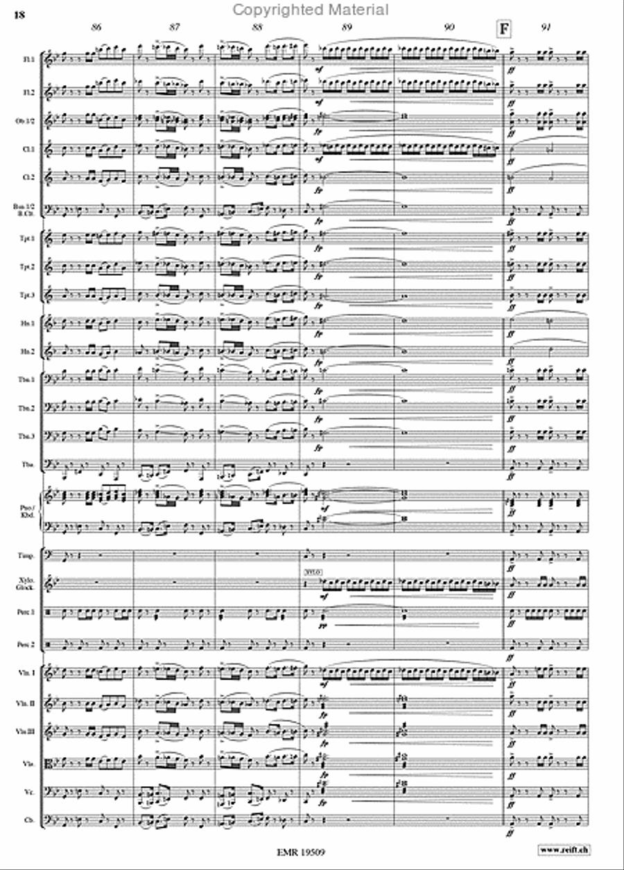 Taras Bulba Orchestra scores gallery preview page 18