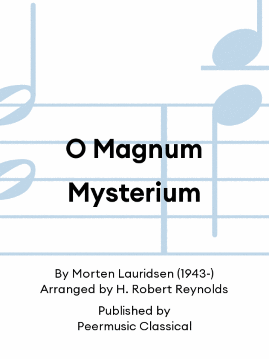 O Magnum Mysterium Bassoon scores gallery preview page 1