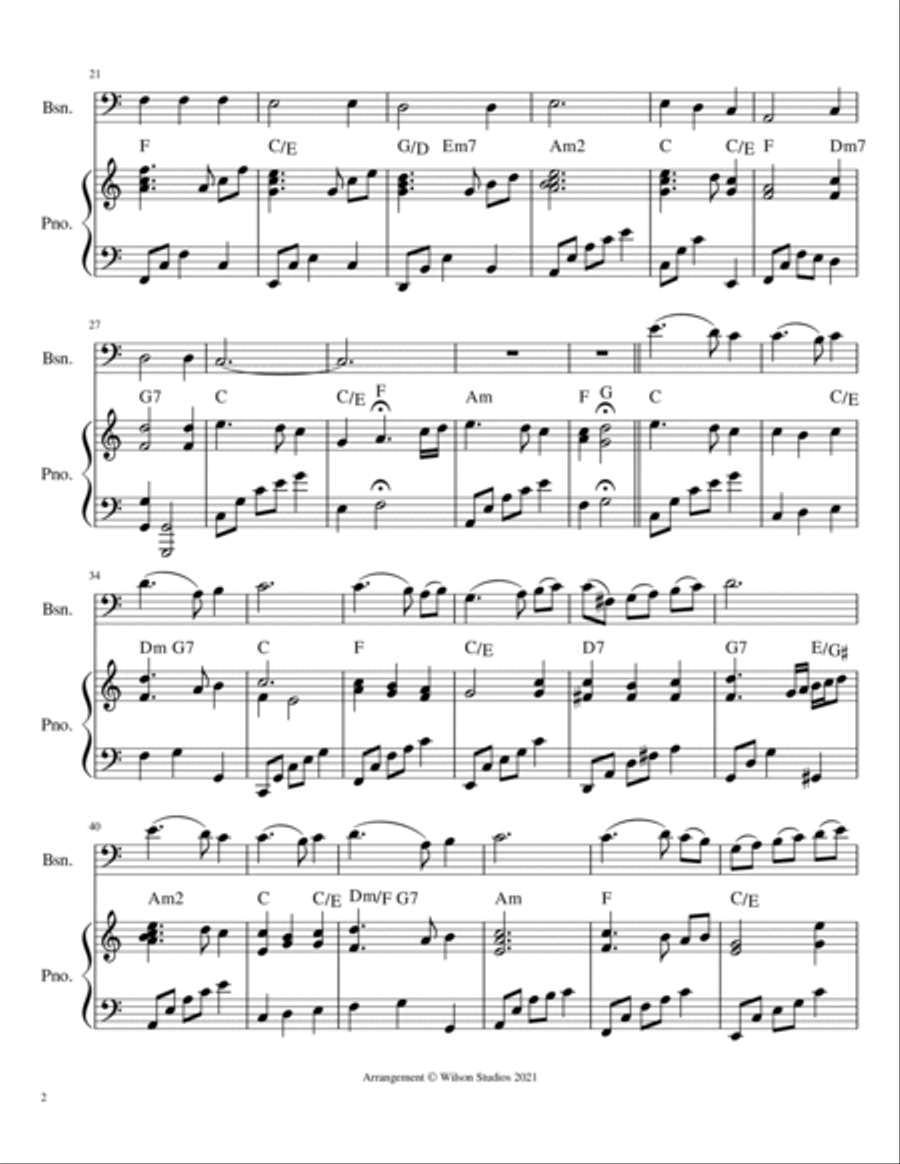 Faith of Our Fathers--bassoon solo Bassoon Solo scores gallery preview page 2