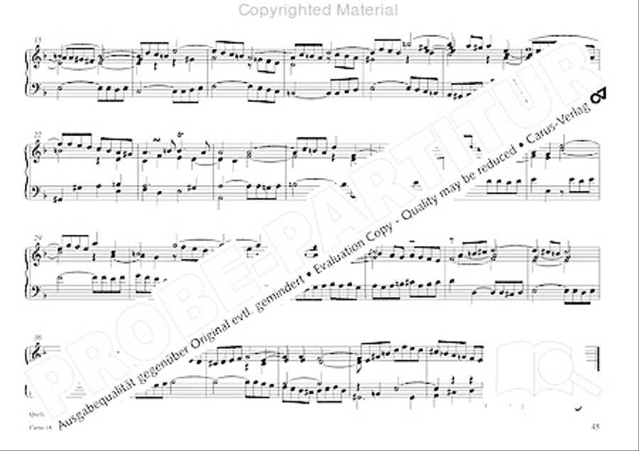Organo pleno. Orgelstucke zum Ein- und Auszug Organ Solo scores gallery preview page 53