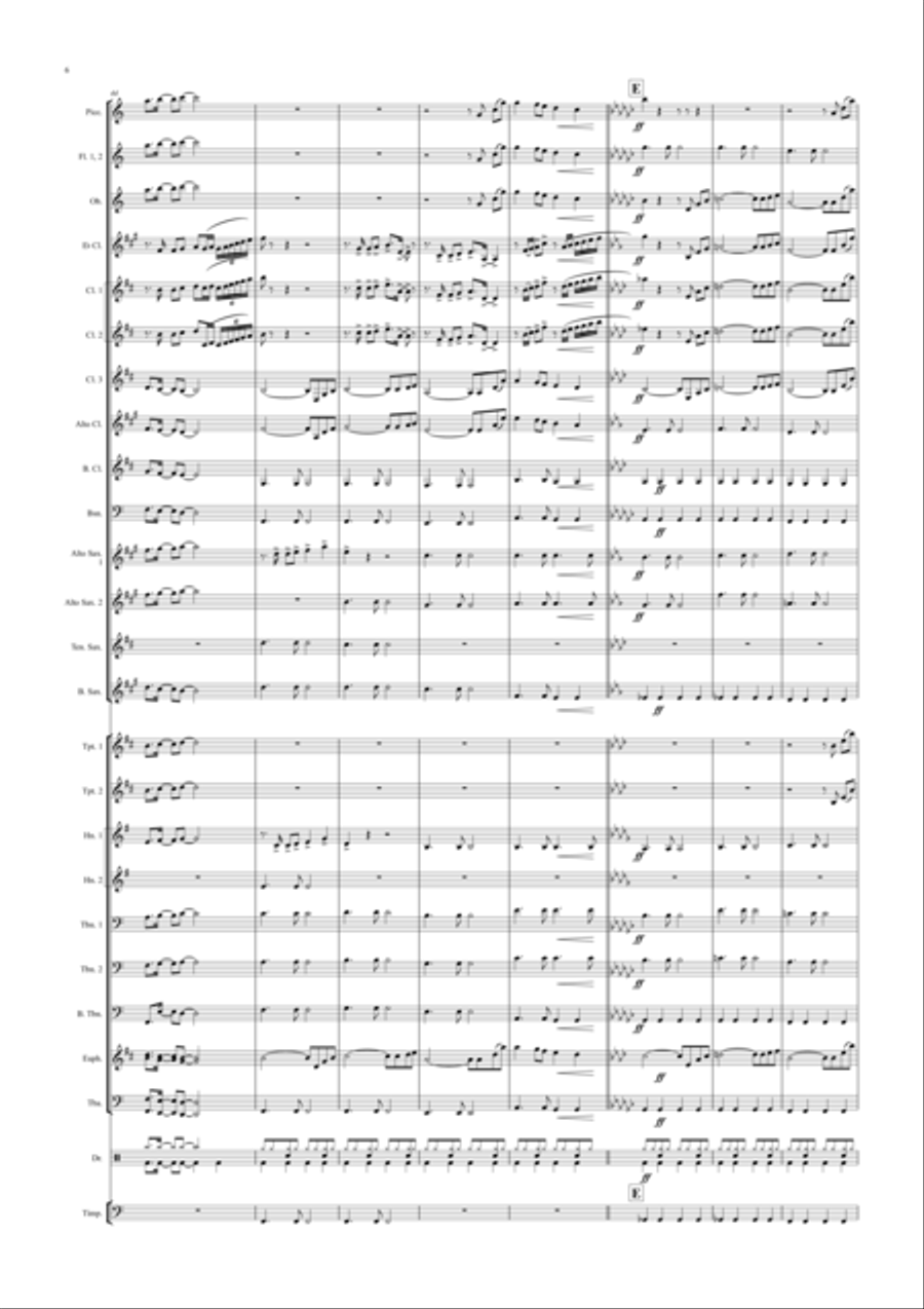 Fantasmic! Concert Band scores gallery preview page 6