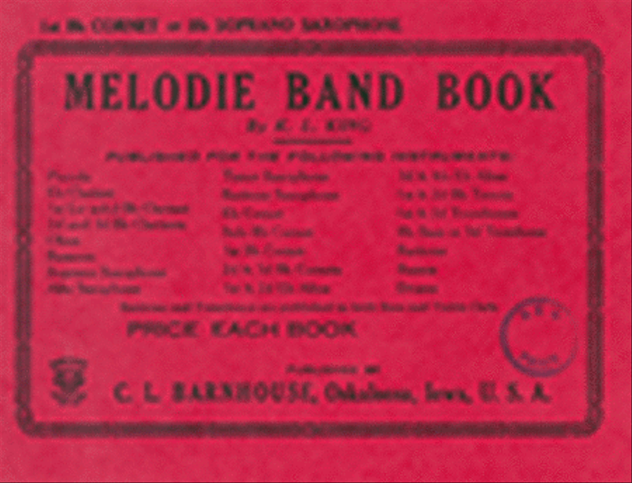 Melodie Band Book B-Flat Clarinet scores gallery preview page 1