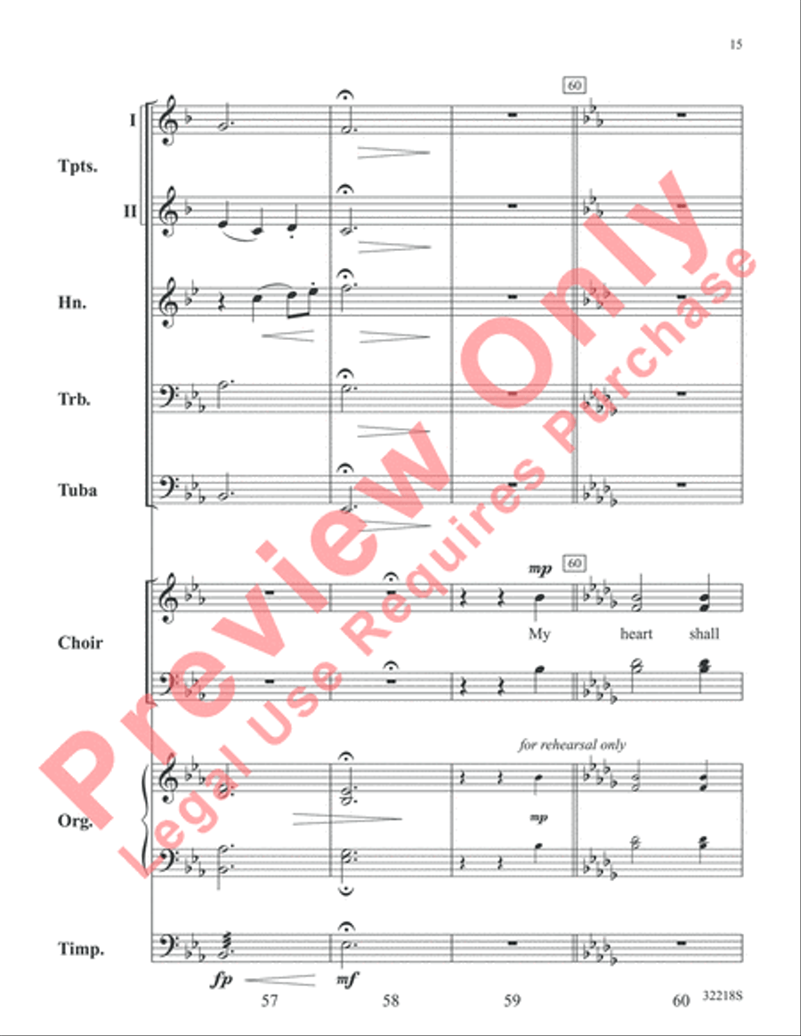 Awake, My Heart Choir scores gallery preview page 16