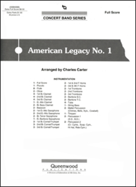 American Legacy No. 1 - Score