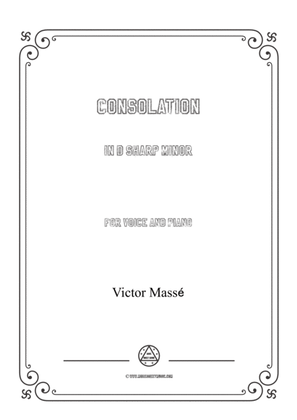 Masse-Consolation in d sharp minor,for Voice and Piano