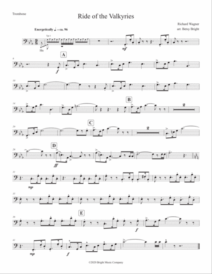 Ride of the Valkyries (Brass Quintet) image number null