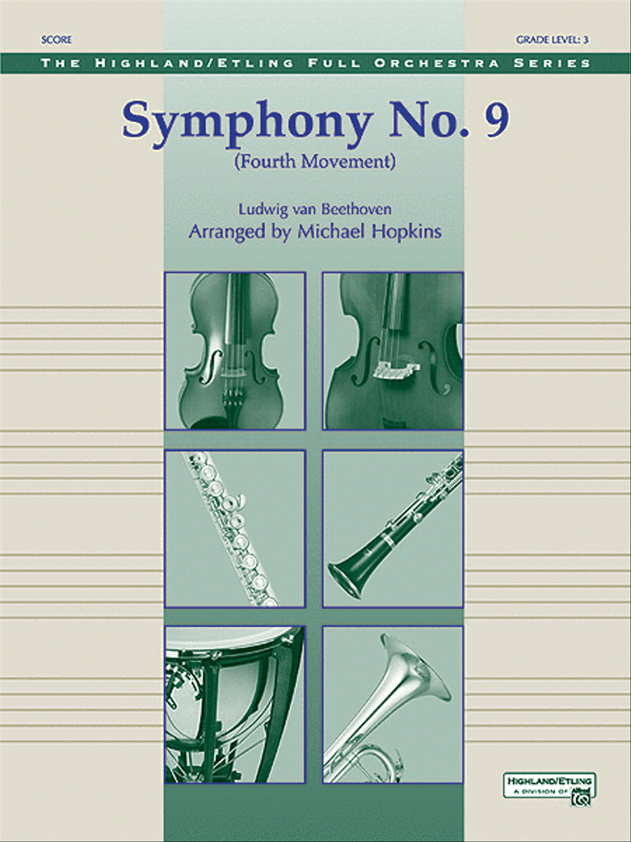 Symphony No. 9 (Fourth Movement) Full Orchestra scores gallery preview page 1