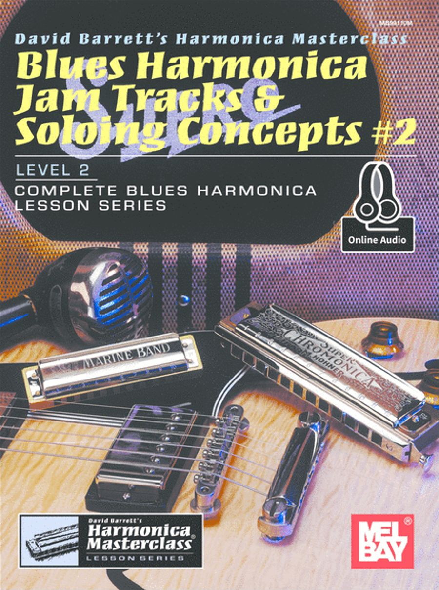 Blues Harmonica Jam Tracks & Soloing Concepts #2 Harmonica scores gallery preview page 1