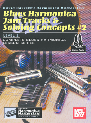 Book cover for Blues Harmonica Jam Tracks & Soloing Concepts #2