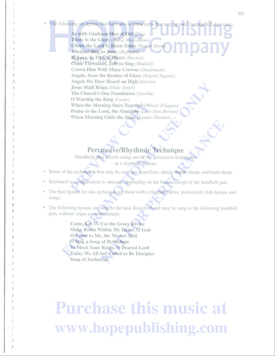 Practical Guide to Arranging Music for Organ, Choir, Handbells & Other Instrumen Choir scores gallery preview page 70