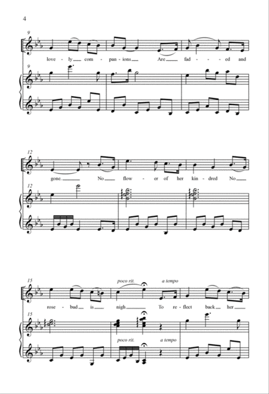 The Last Rose of Summer 3-Part scores gallery preview page 2