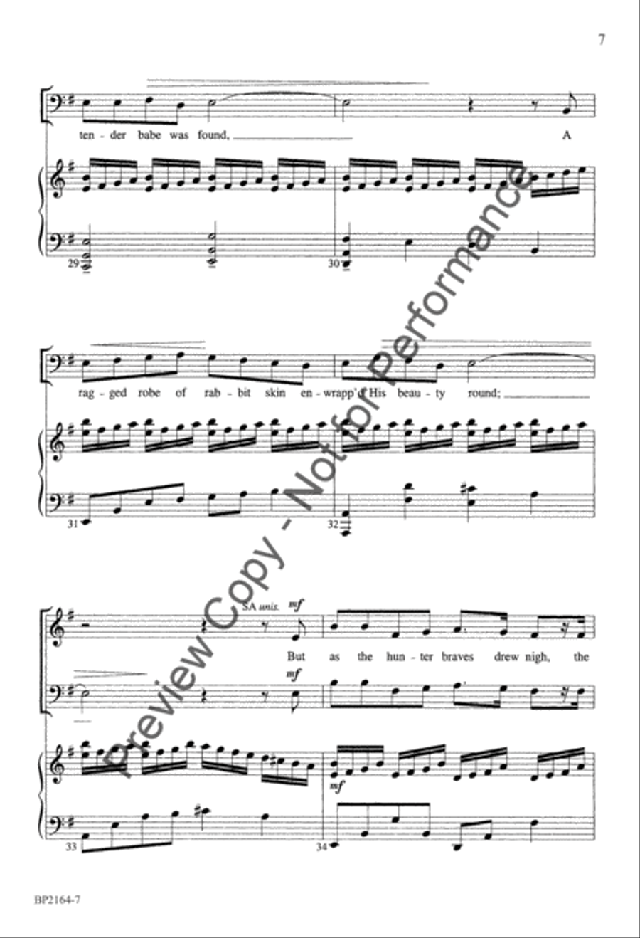 The Huron Carol 4-Part scores gallery preview page 8