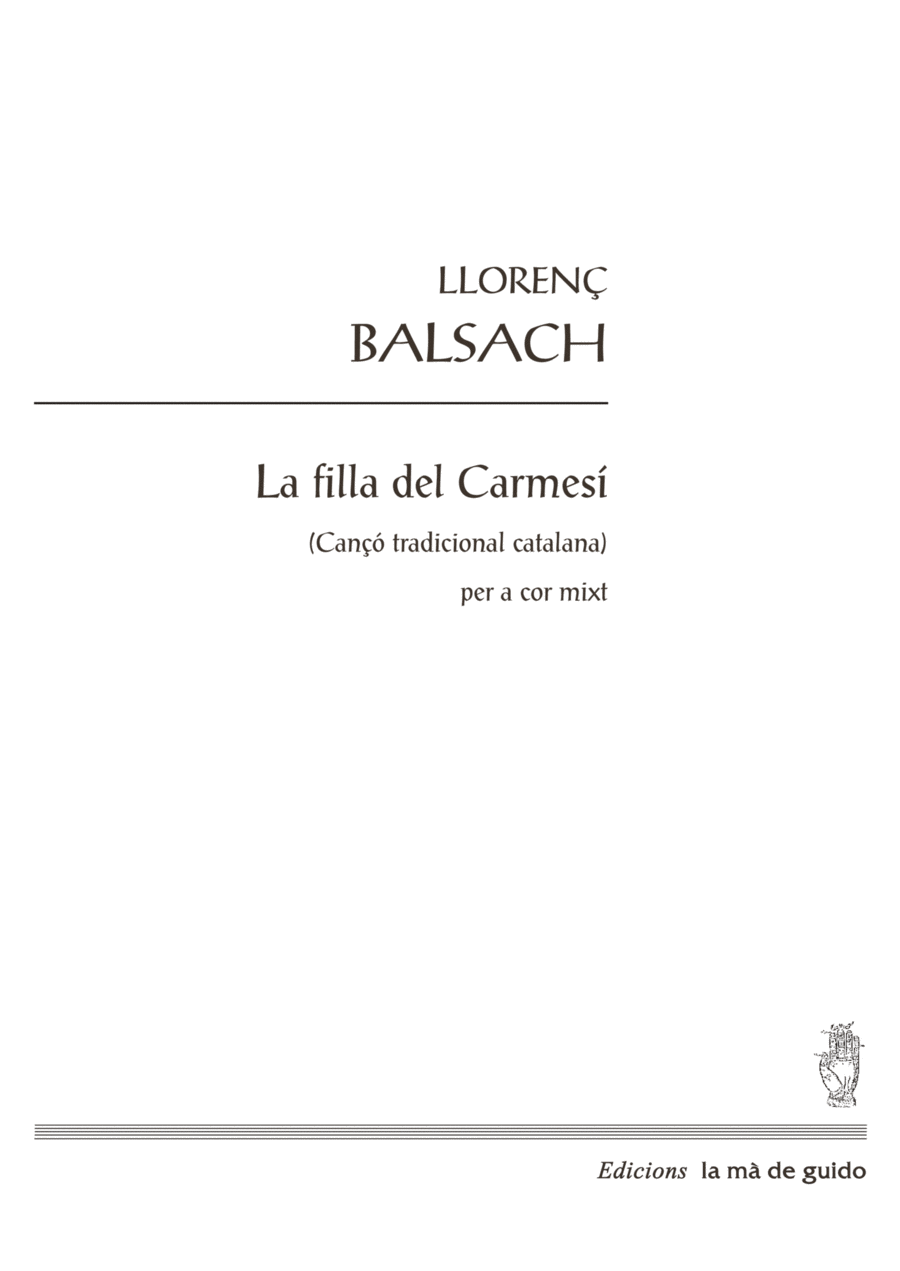 La filla del Carmesí Choir scores gallery preview page 1