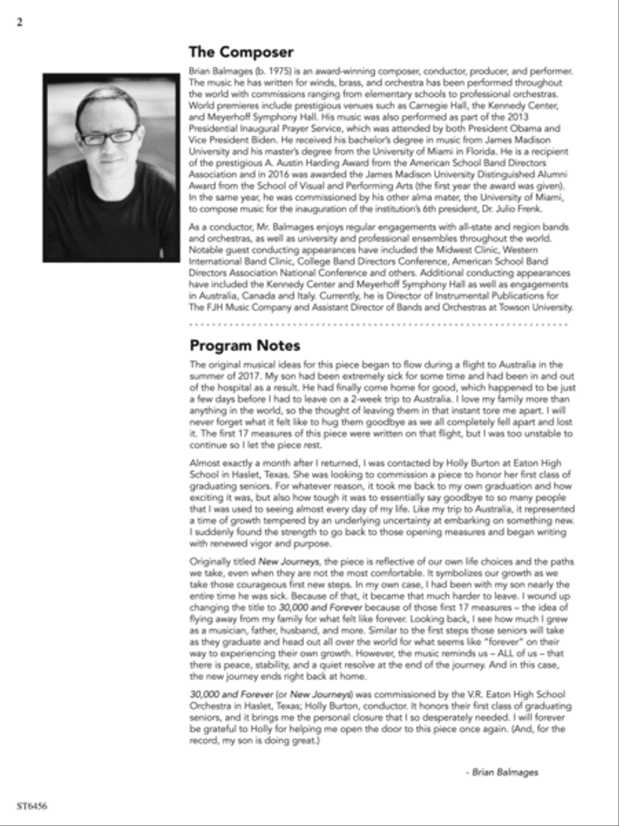 30,000 and Forever: Score String Orchestra scores gallery preview page 2