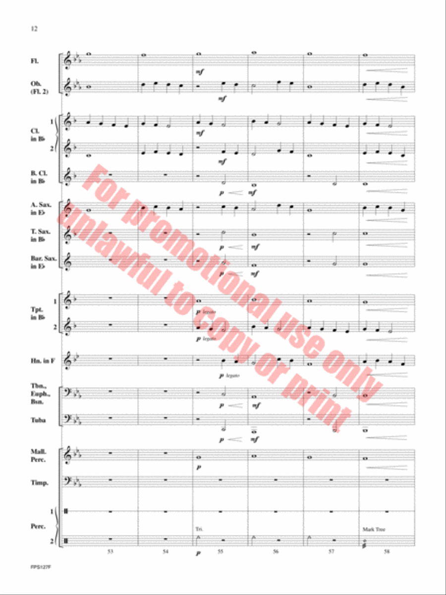 Thunderstruck Thunderstruck Concert Band scores gallery preview page 13