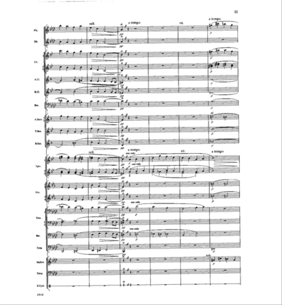 Danny Boy Concert Band scores gallery preview page 12