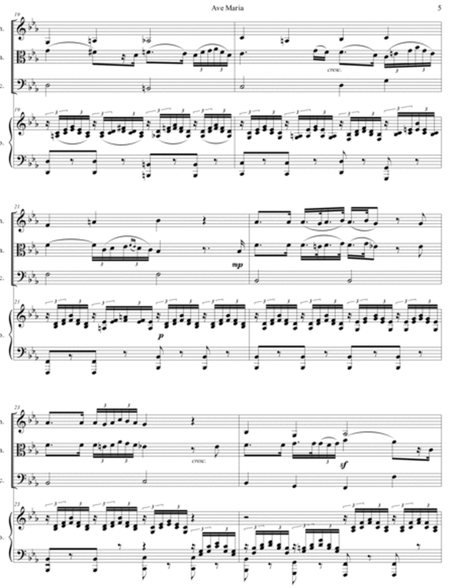 Franz Schubert - Ave Maria arr. for piano quartet
