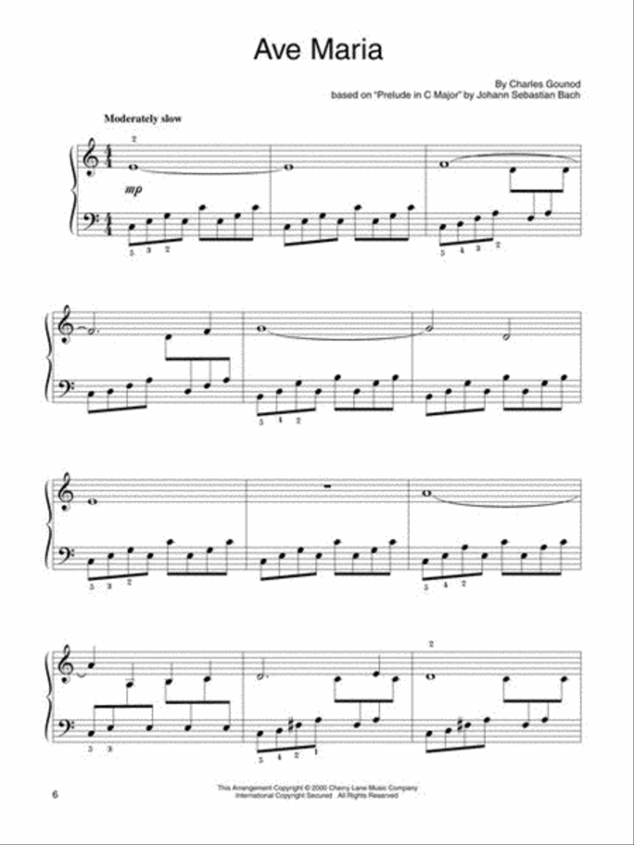 50 Most Popular Classical Melodies Easy Piano scores gallery preview page 6