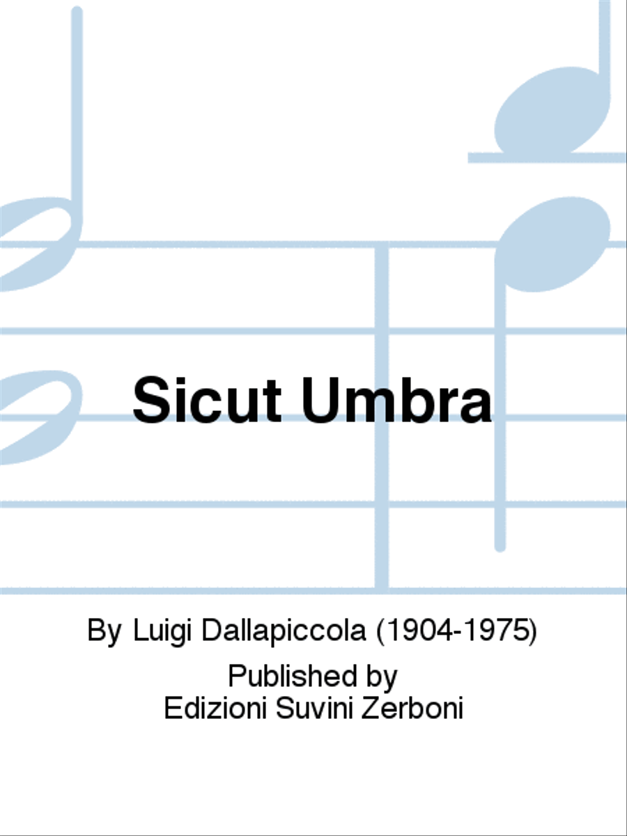 Sicut Umbra Score scores gallery preview page 1