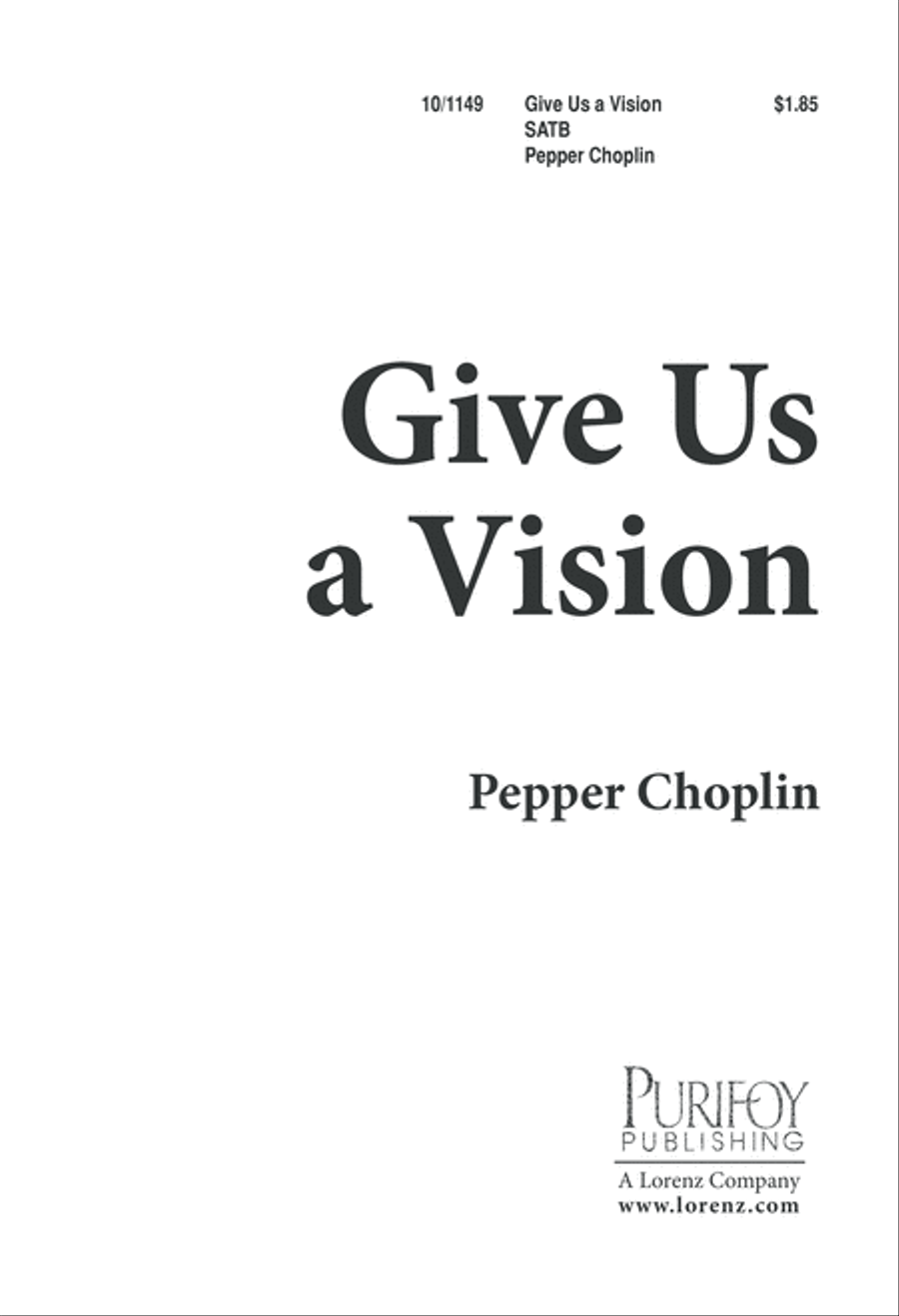 Give Us a Vision 4-Part scores gallery preview page 1