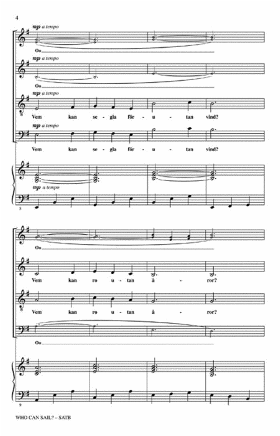 Who Can Sail? Who Can Sail? 4-Part scores gallery preview page 3