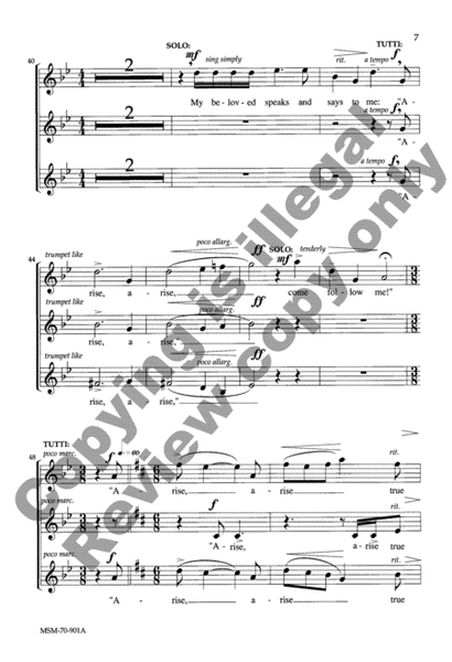 Song of Solomon (Choral Score)