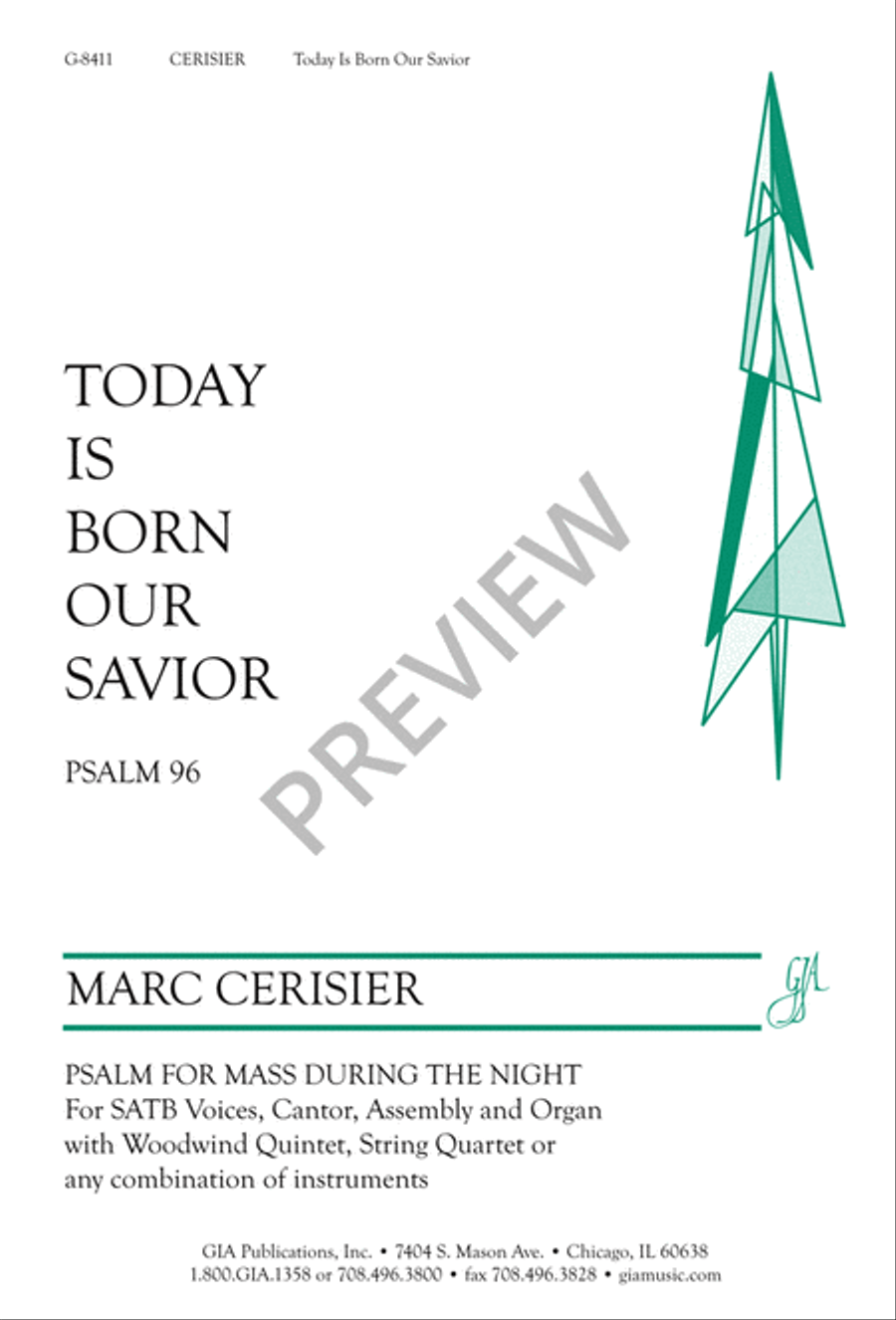Today Is Born Our Savior 4-Part scores gallery preview page 2
