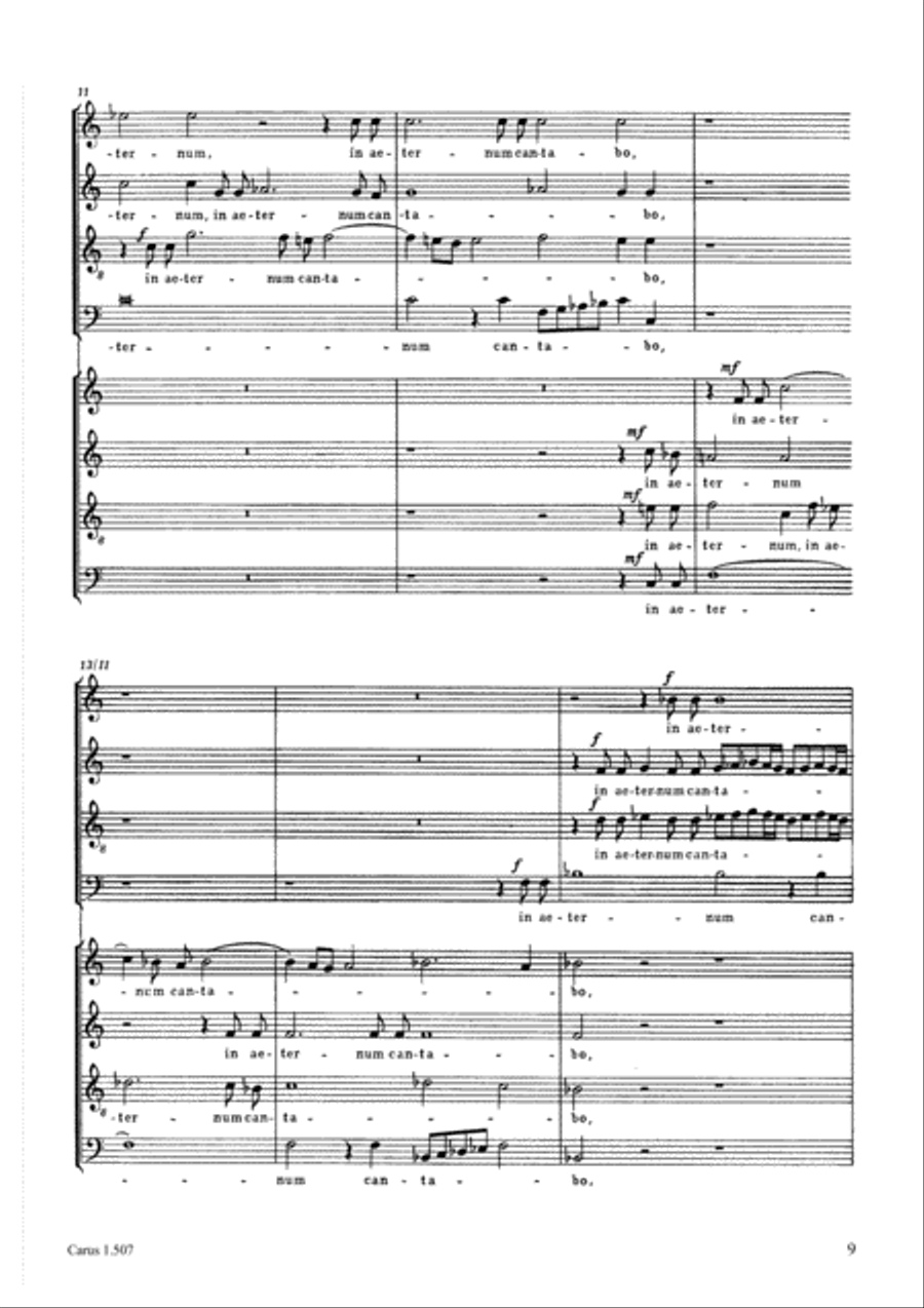 Misericordias Domini 4-Part scores gallery preview page 10