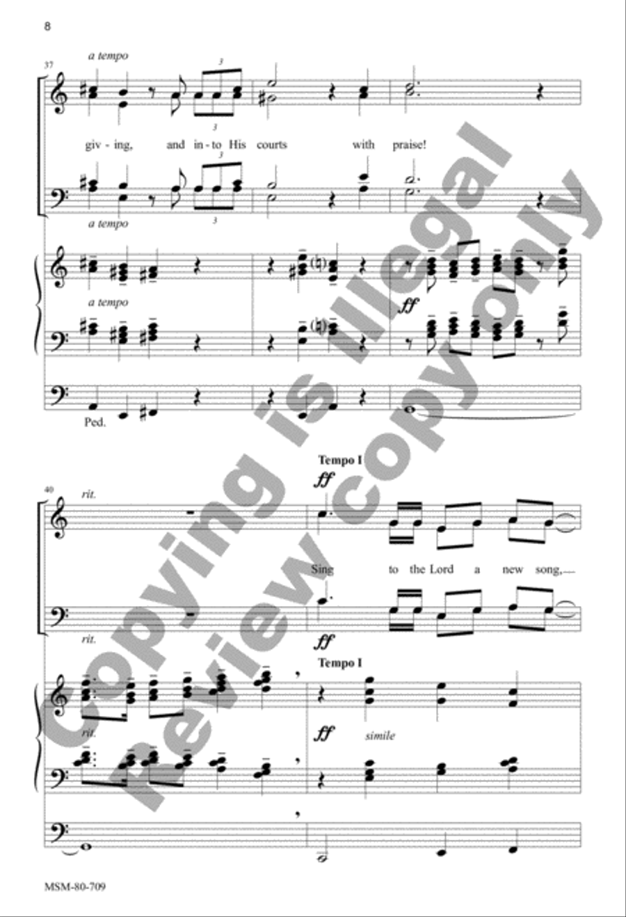 Sing with Joy 4-Part scores gallery preview page 9
