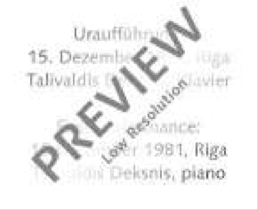 Rudens mūzika Piano Solo scores gallery preview page 4
