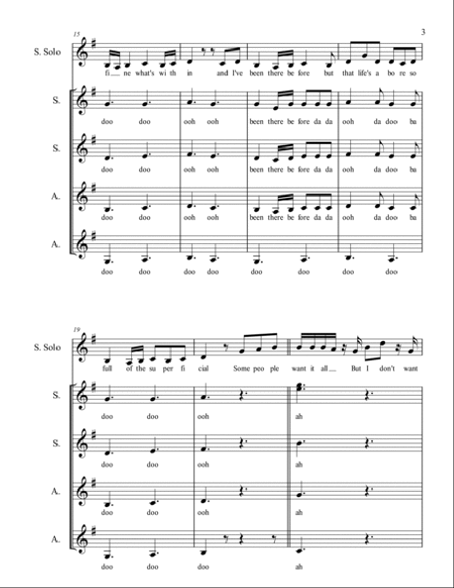 If I Ain't Got You SSA scores gallery preview page 3