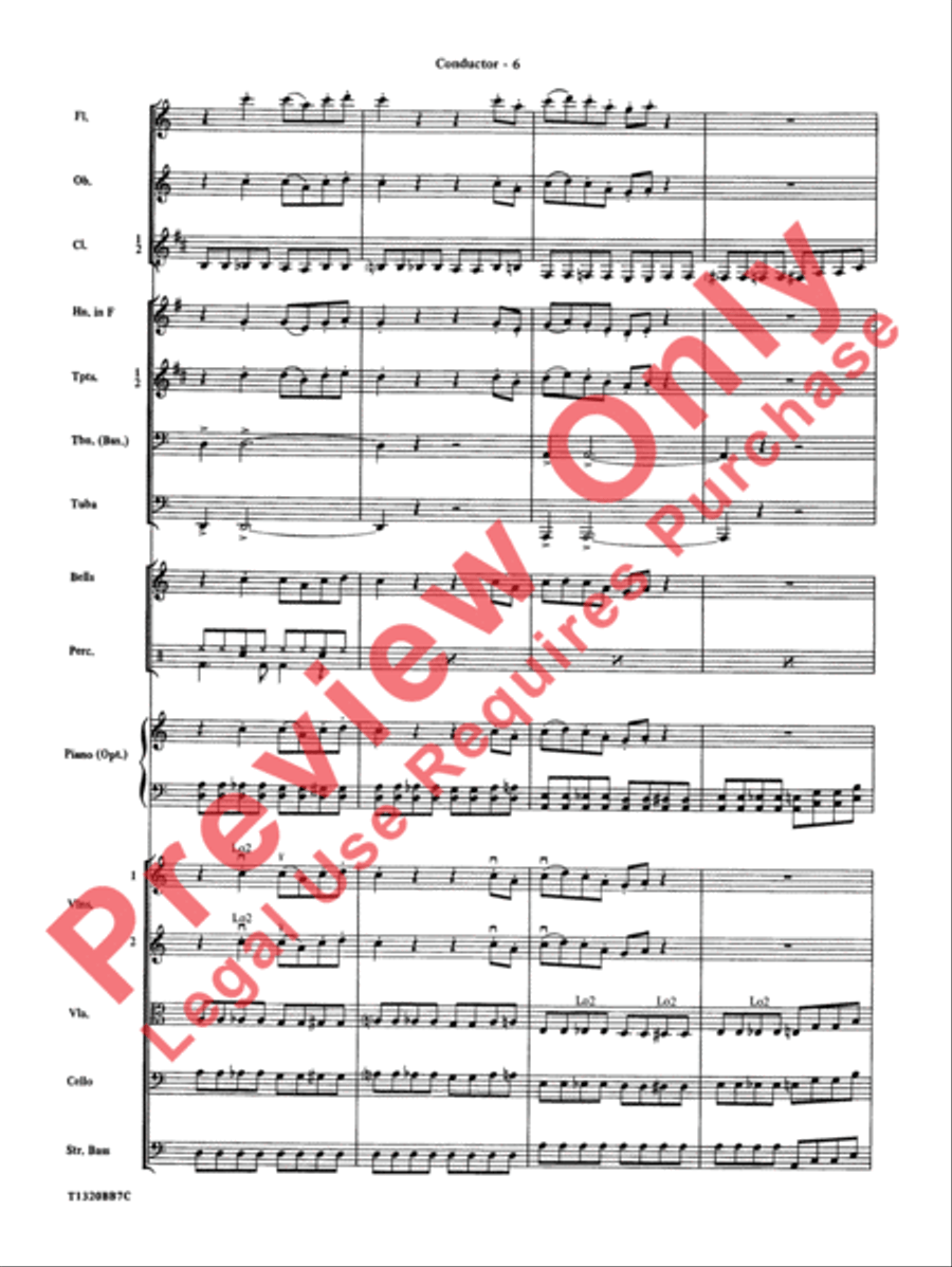 Batman Theme Full Orchestra scores gallery preview page 9