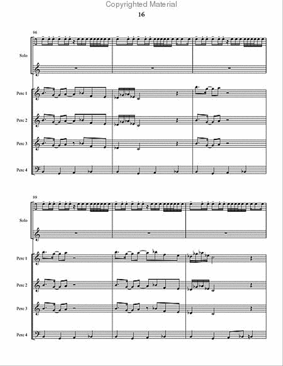 Shadows Shadows Percussion Ensemble scores gallery preview page 17