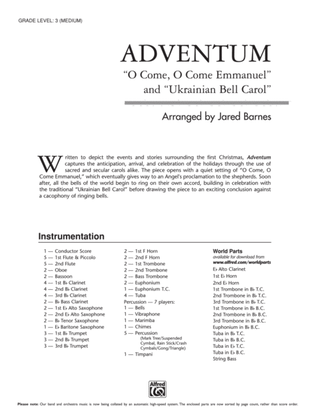 Book cover for Adventum: Score