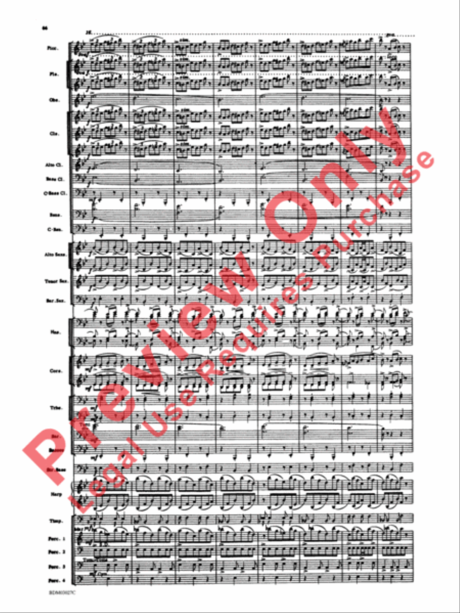 La Fiesta Mexicana Concert Band scores gallery preview page 69