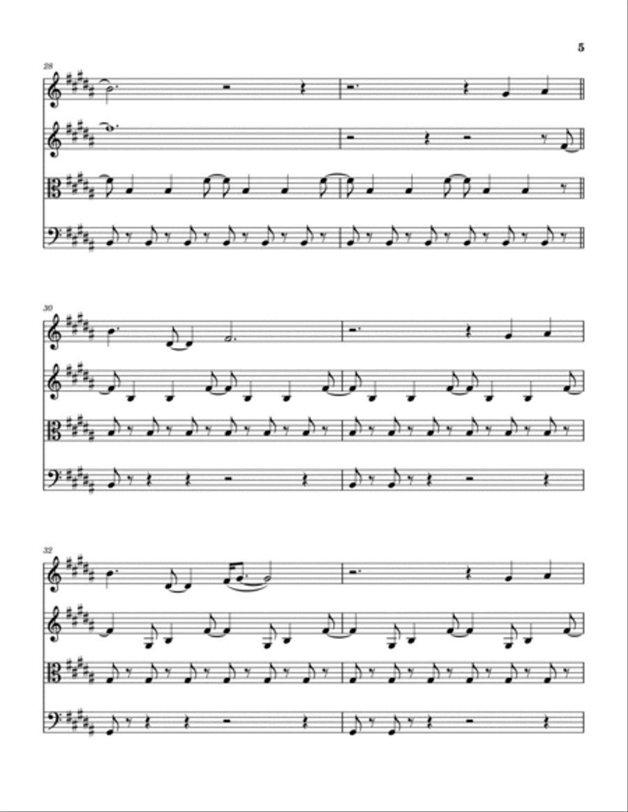 Gratitude String Quartet scores gallery preview page 6
