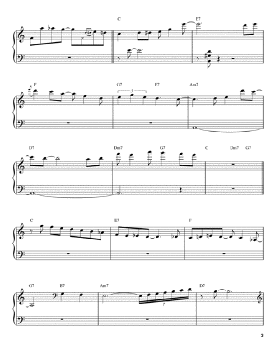 On The Sunny Side Of The Street Piano scores gallery preview page 3